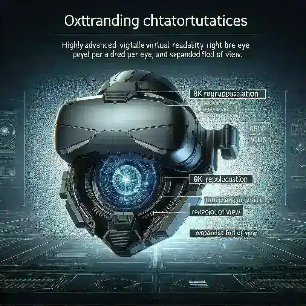 "Meta Quest 4 VR headset showcasing stunning 8K resolution per eye and expanded field of view for an immersive virtual reality experience."